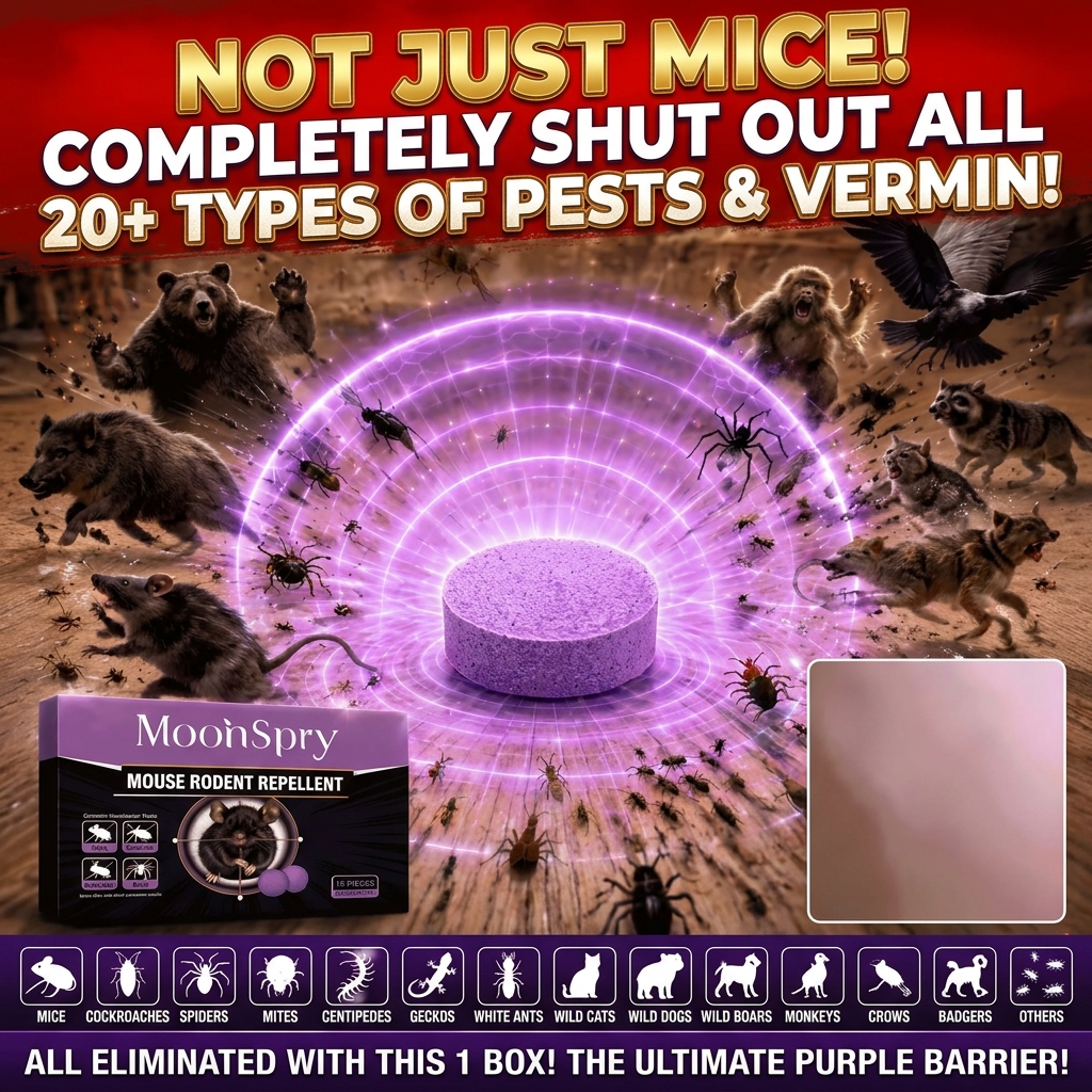 ✨ Cripple Rodents’ Olfactory Nerves In Seconds! Create an Impenetrable 100-Meter Protective Barrier. Long-Lasting Rodent Repellent Technology!