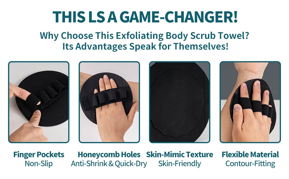 exfoliating glove