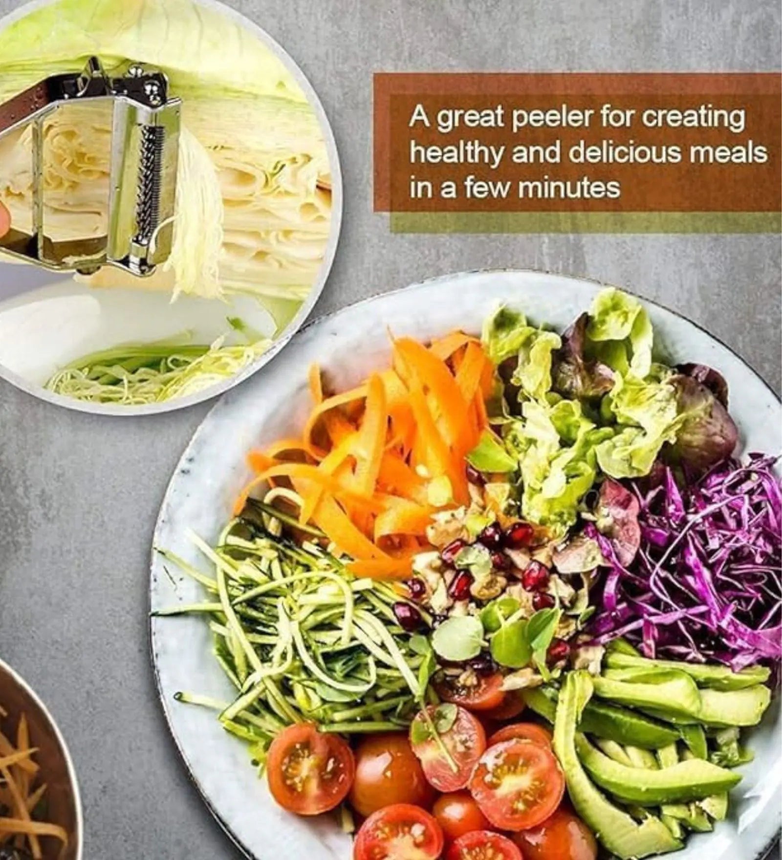 Multipurpose Stainless Steel Vegetable Peeler – Julienne Cutter & Slicer Tool