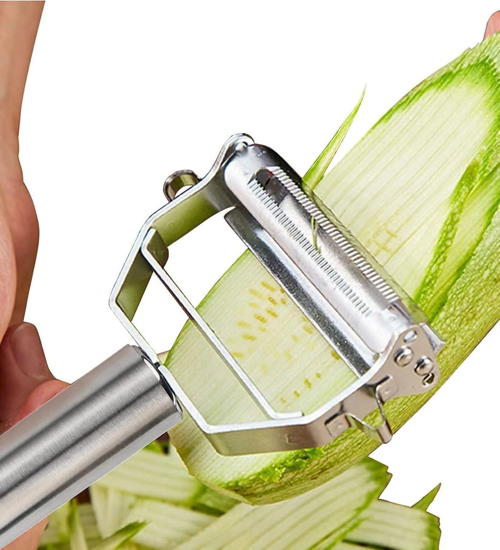 Multipurpose Stainless Steel Vegetable Peeler – Julienne Cutter & Slicer Tool
