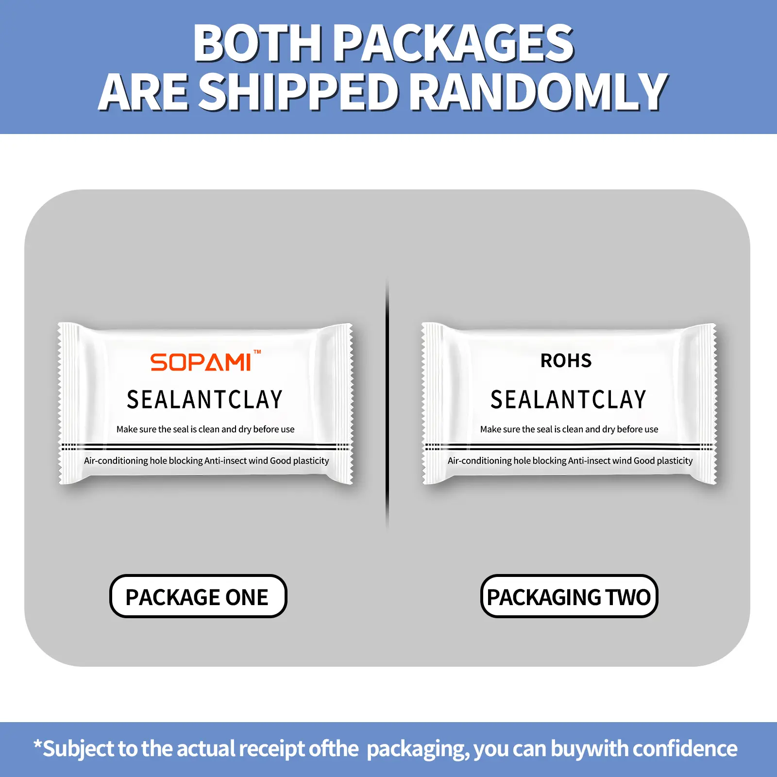 SOPAMI Sealant Clay 20pcs - Quick Dry Adhesive for Air Conditioning