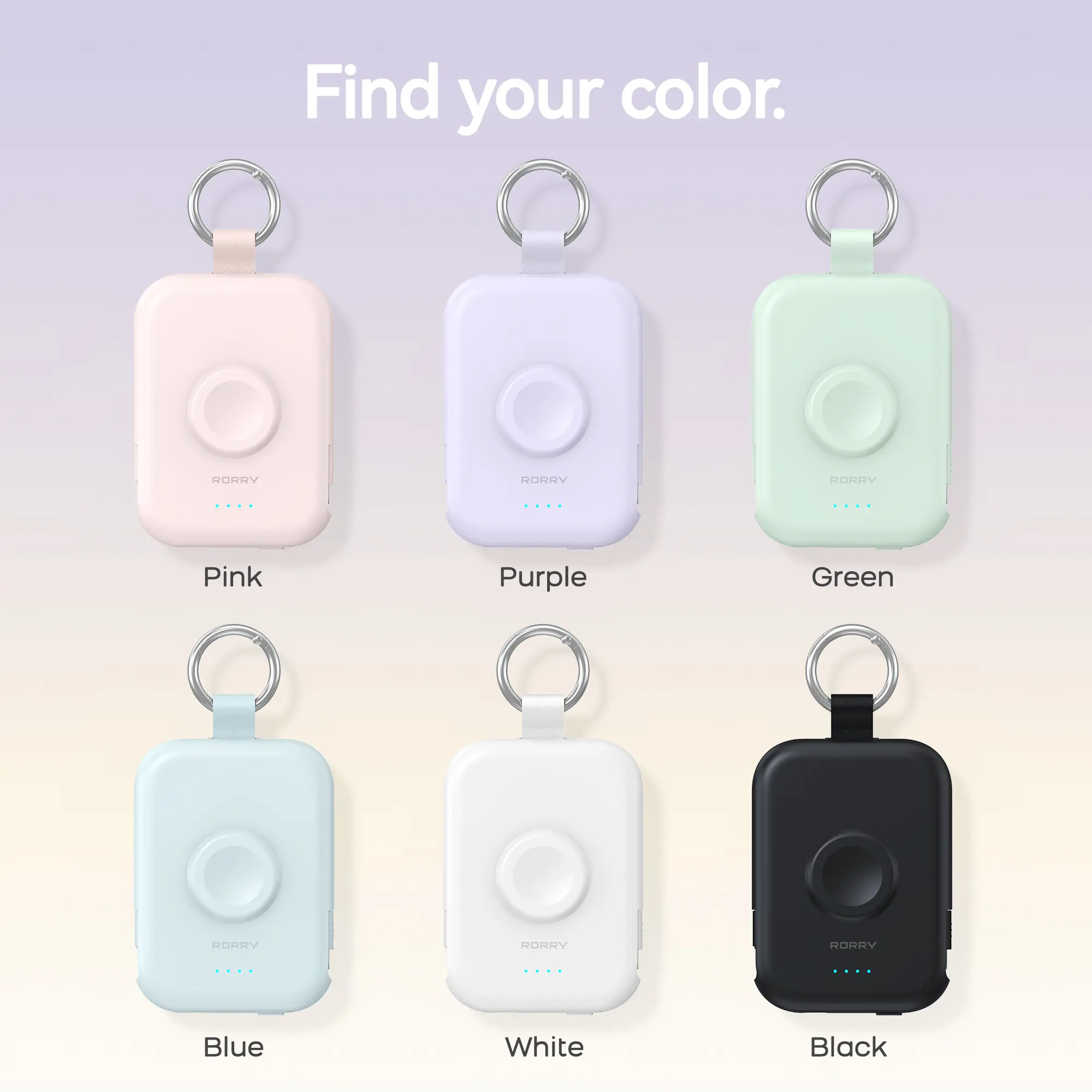 RORRY 5000mAh Portable Charger for Apple Watch & iPhone