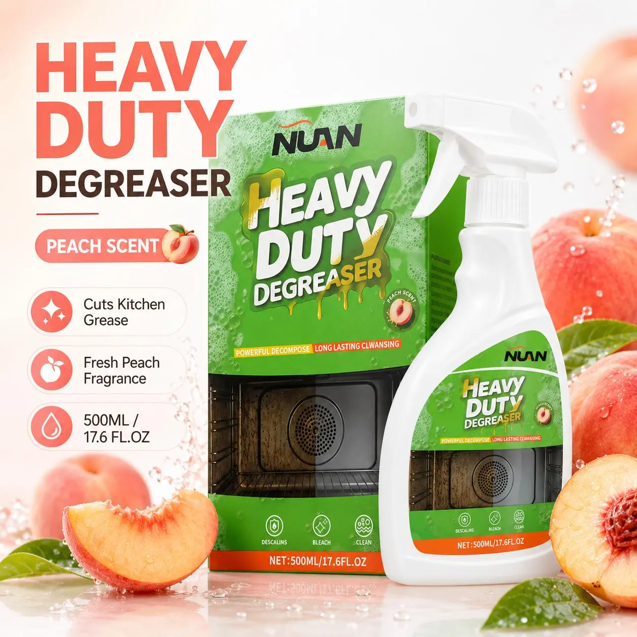  Heavy Duty Kitchen Degreaser Spray for Grease