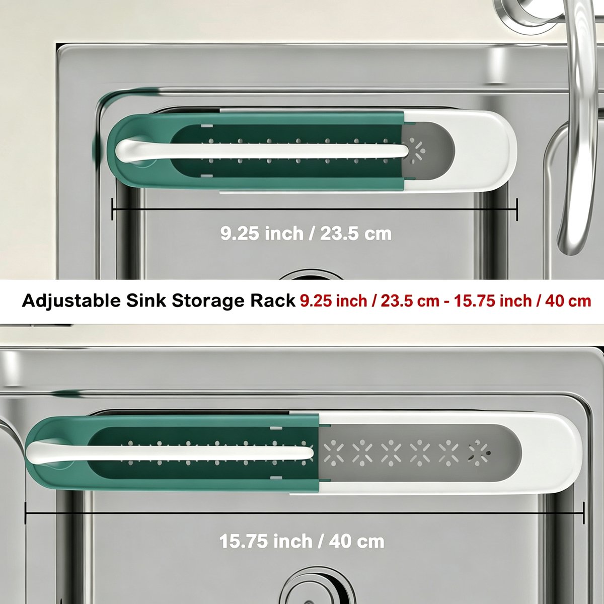 🔥Telescopic Sink Storage Rack✨