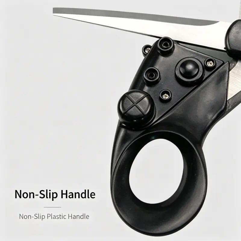 Heavy-Duty Laser-Guided Scissors – Ergonomic Stainless Steel for Fabric, Paper & Crafts