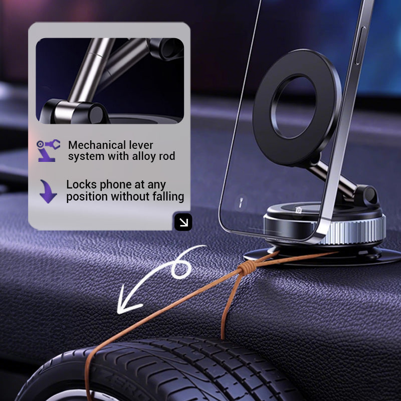 🔥Mehr kaufen mehr sparen🔄360° verstellbarer magnetischer Vakuum-Telefonhalter📱1