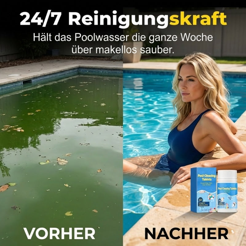 🏊‍♂️ Pool-Reinigungstabletten für kristallklares Wasser