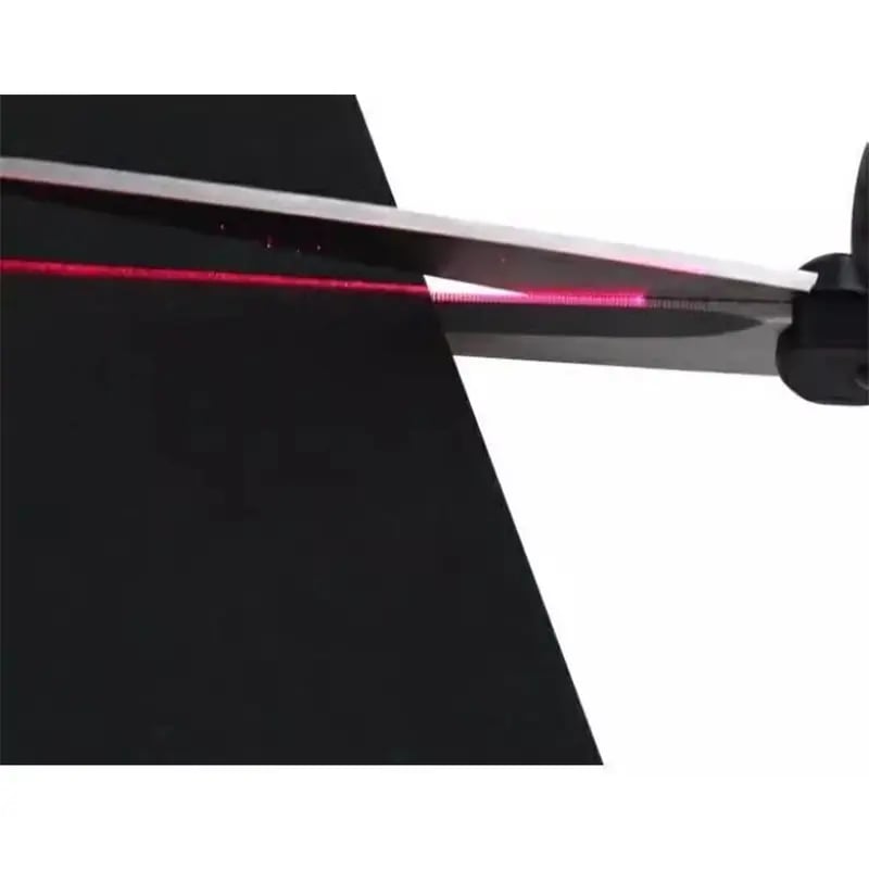 Heavy-Duty Laser-Guided Scissors – Ergonomic Stainless Steel for Fabric, Paper & Crafts