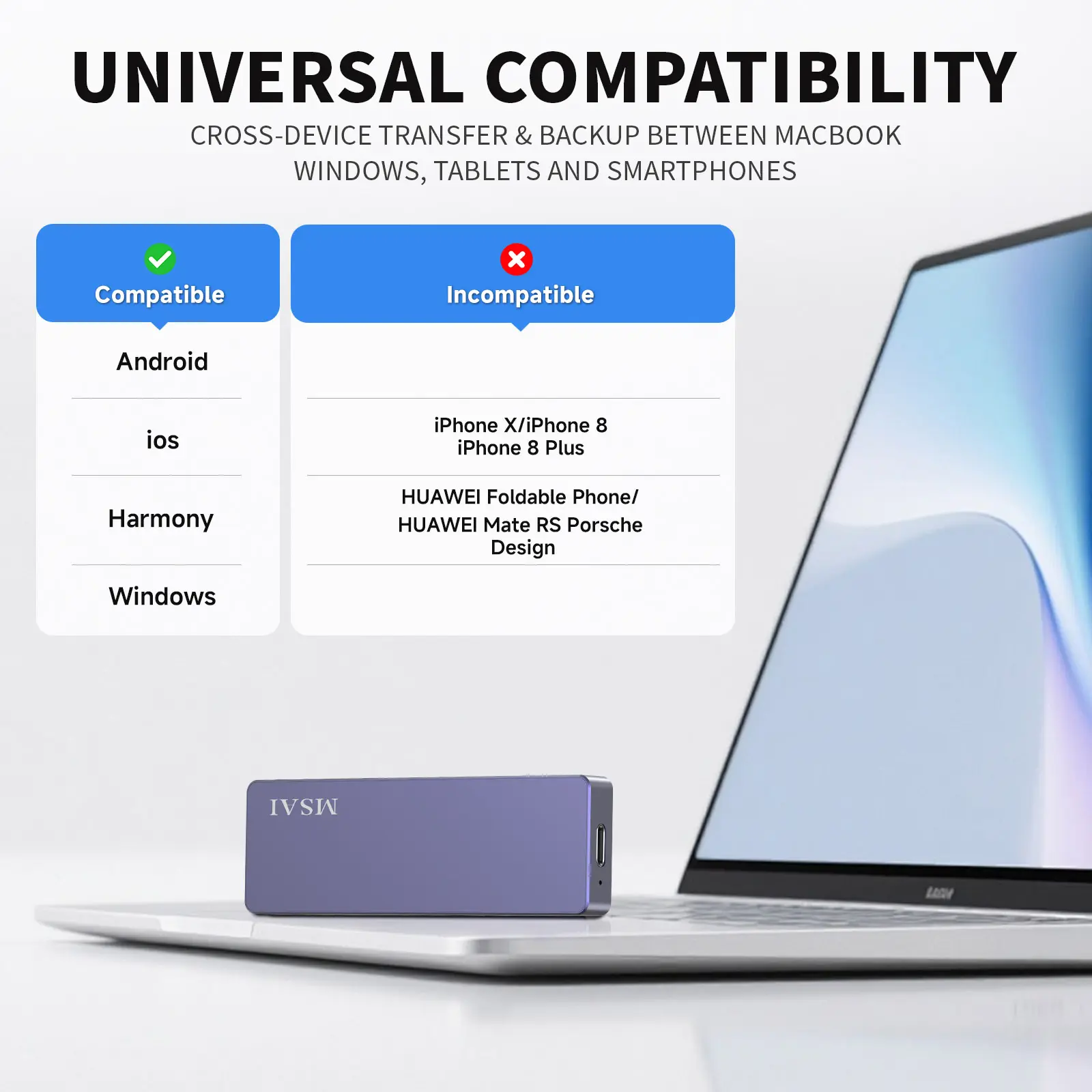 1TB USB Flash Drive - High-Speed Storage for iPhone & Android