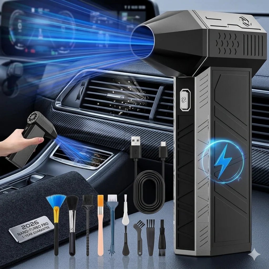 Ultra-Powerful 150,000 RPM Portable Turbo Fan