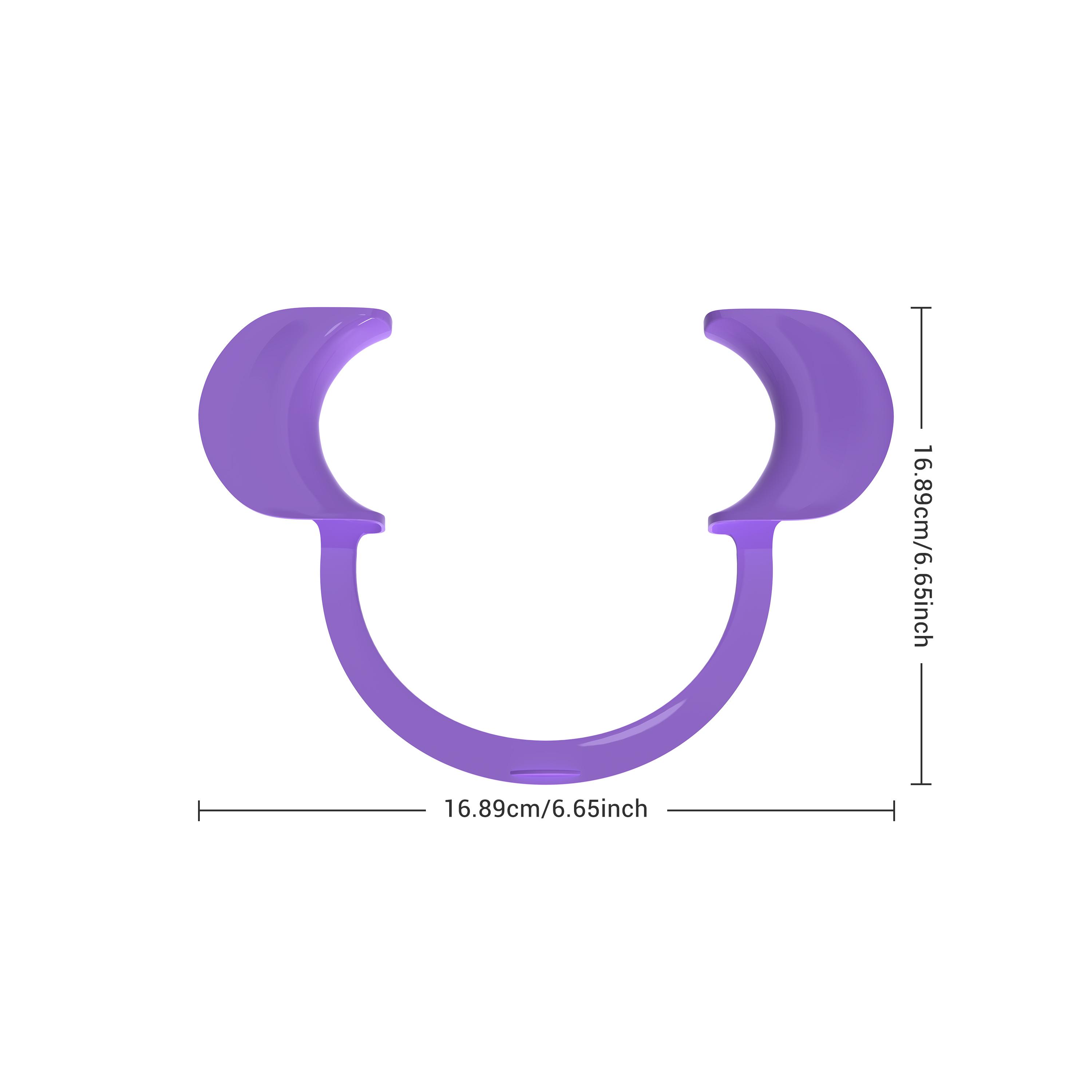 【CEELIKE】 Purple Teeth Whitening Strips  With Free Cheek Retractor - 7/21 Whitening Sessions -Nano-Hydroxyapatite Safe for Enamel - Non Sensitive Teeth Whitening - Peroxide-Free