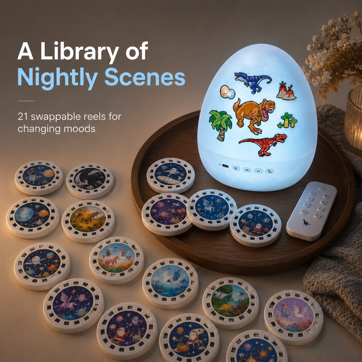 Dinosaur Egg Projector