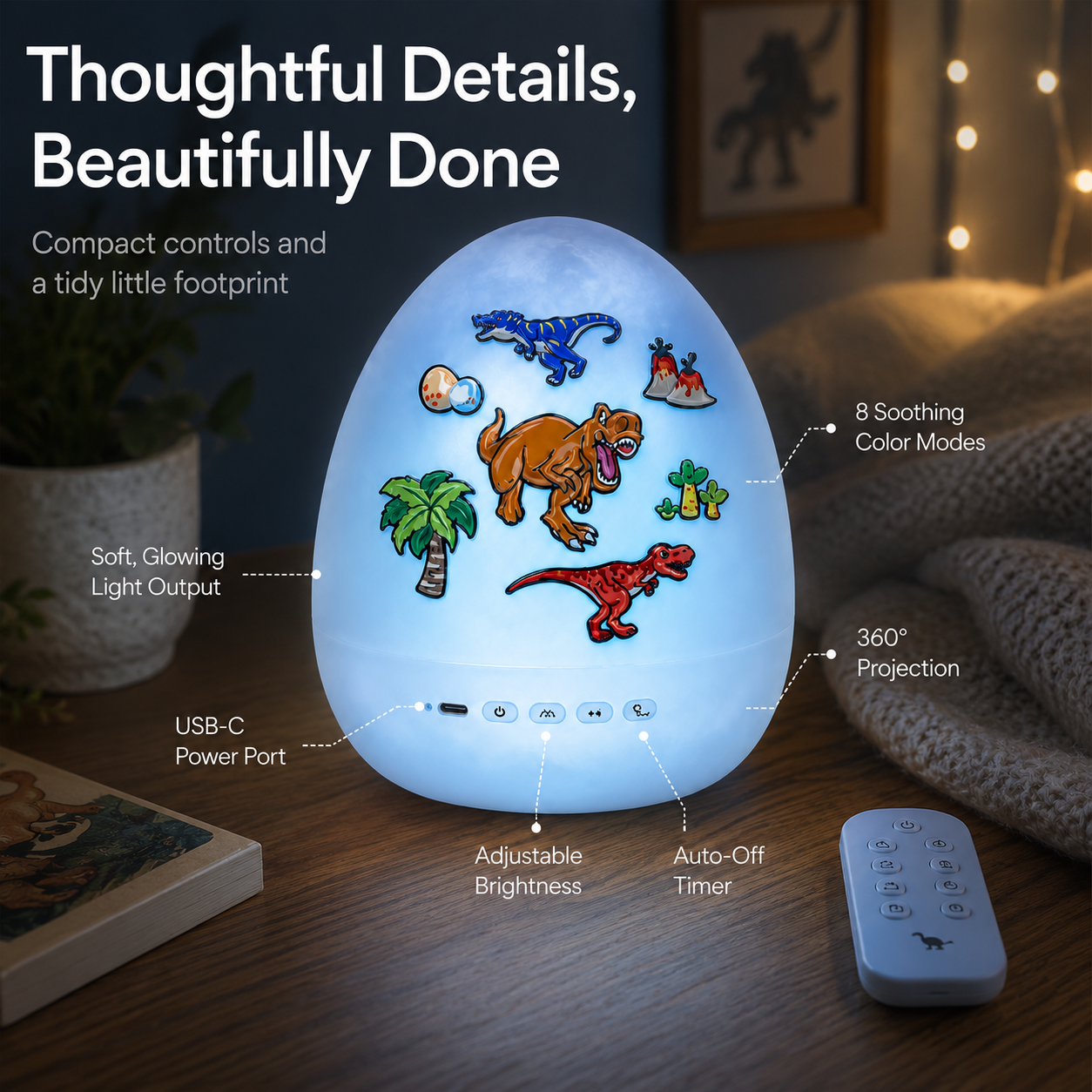 Dinosaur Egg Projector