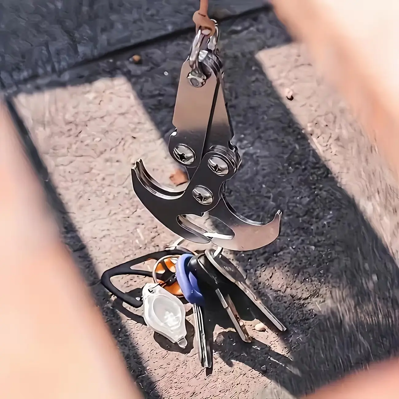 Multifunctional Outdoor Stainless Steel Folding Hook