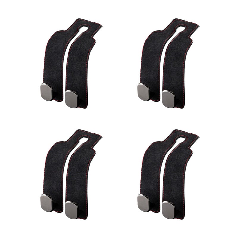 Suede Leather Car Seat Hook
