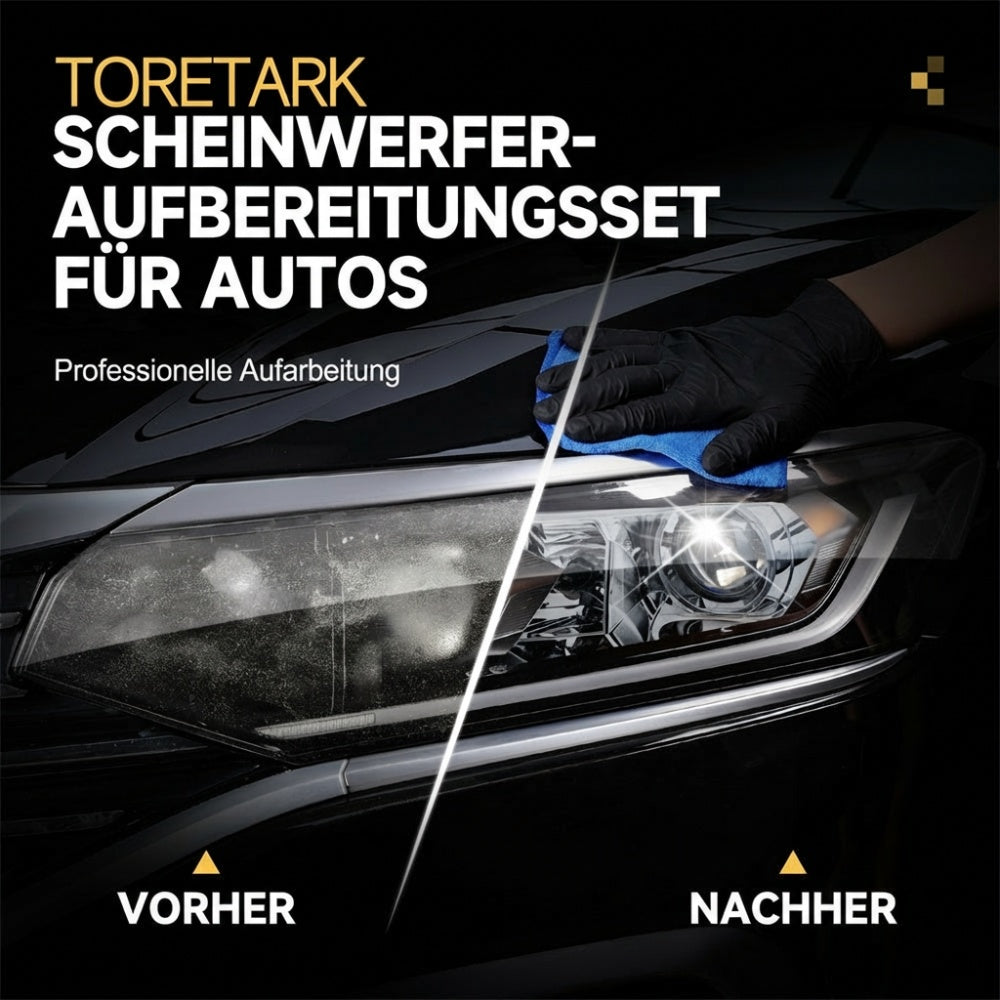 💡🔥Scheinwerfer-Aufbereitungsset mit Schutzfunktion für Autos