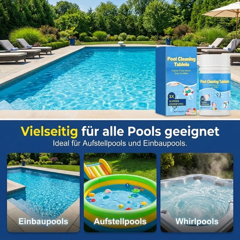 🏊‍♂️ Pool-Reinigungstabletten für kristallklares Wasser