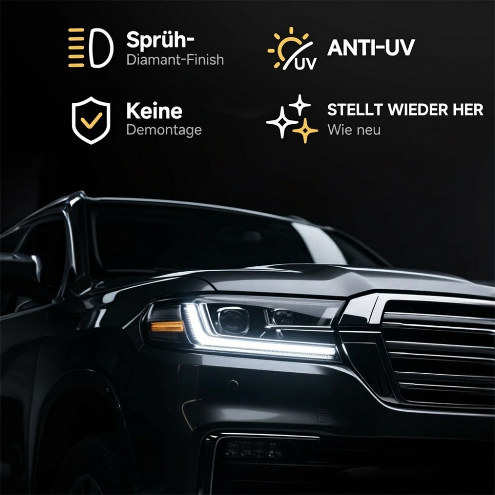 💡🔥Scheinwerfer-Aufbereitungsset mit Schutzfunktion für Autos