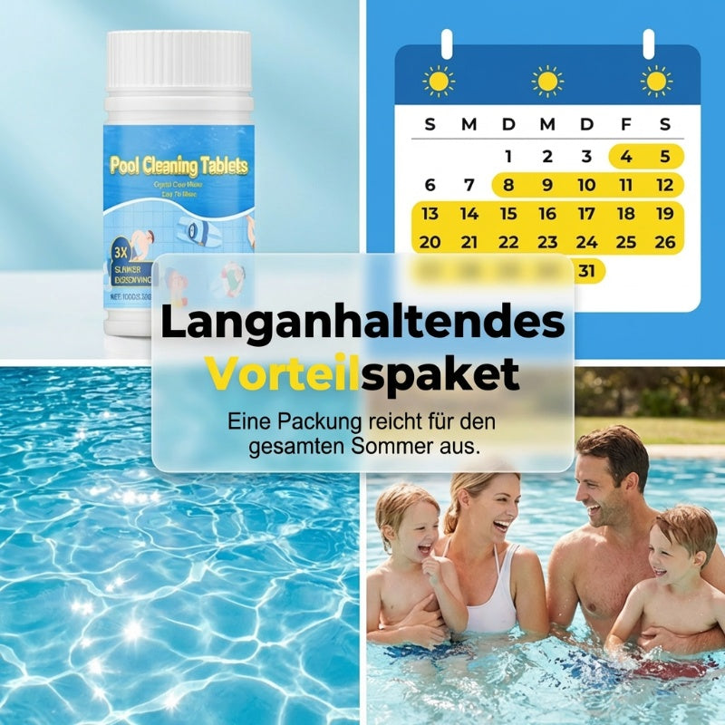 🏊‍♂️ Pool-Reinigungstabletten für kristallklares Wasser