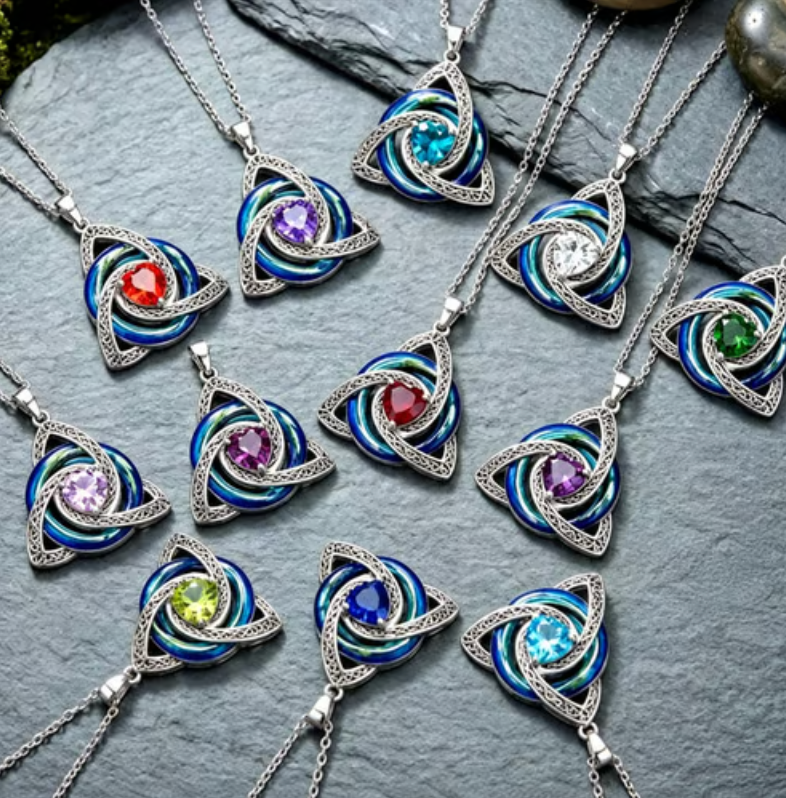 🎄LAST DAY 49% OFF -💥Birthstone Celtic Knot Necklace for Women