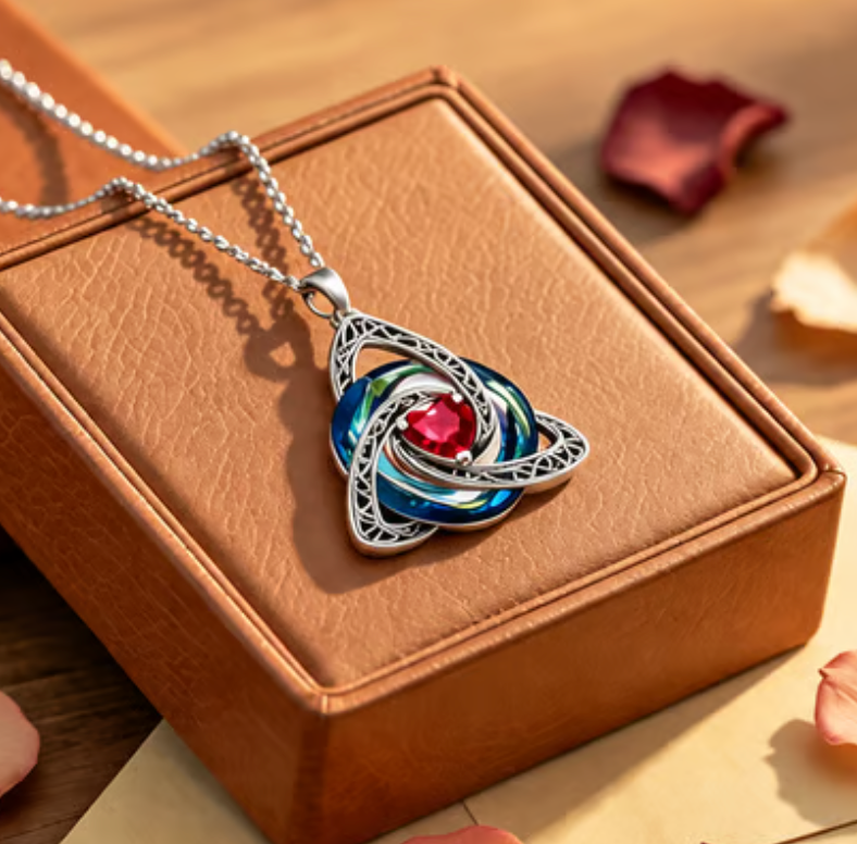 🎄LAST DAY 49% OFF -💥Birthstone Celtic Knot Necklace for Women