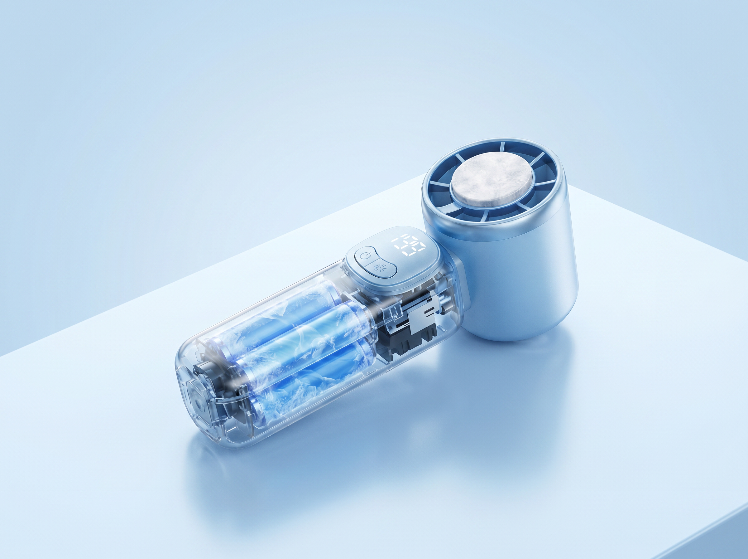 ❄️ Mini-Handventilator mit extrem langer Akkulaufzeit⚡