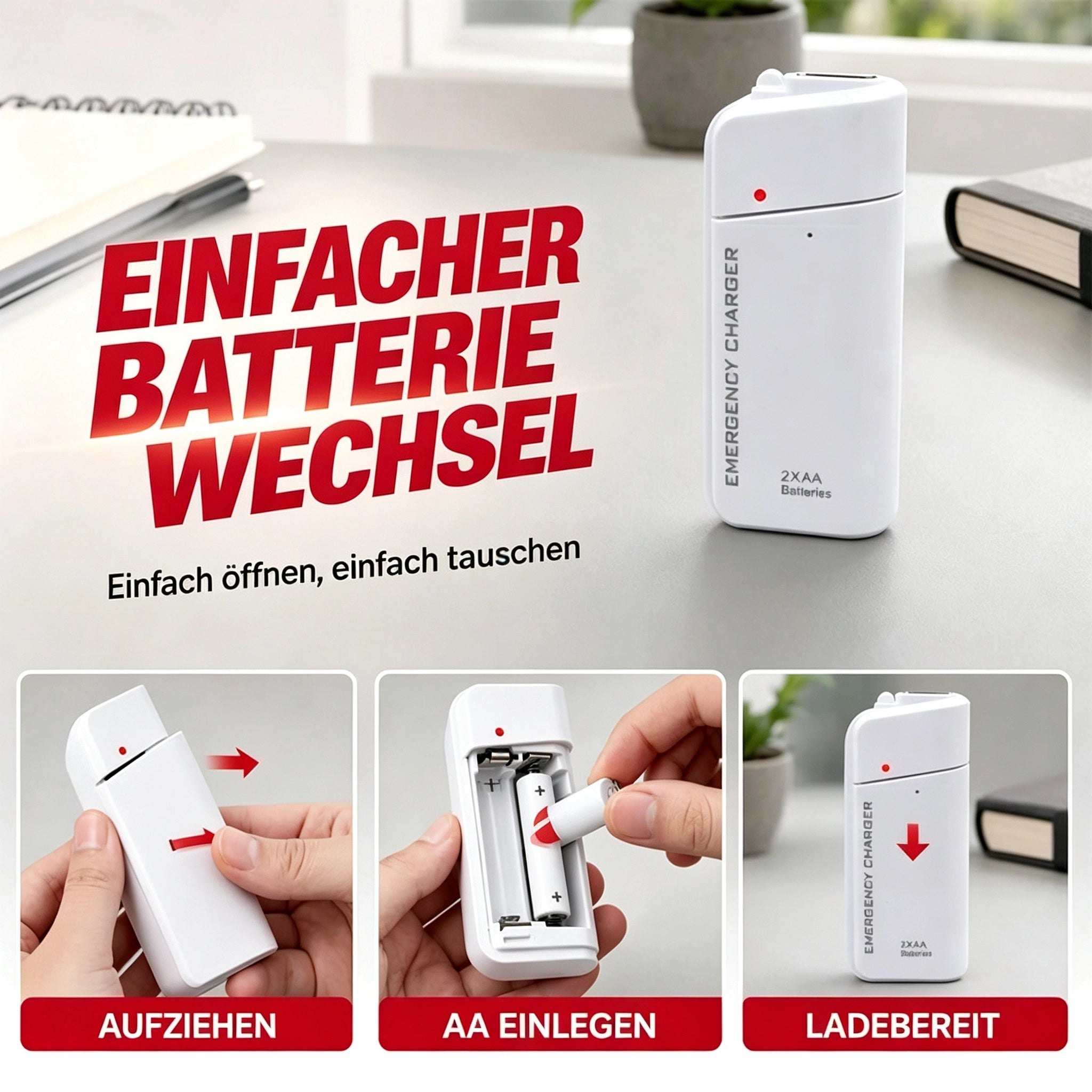 📱🔋Emergency mobile phone charger for your pocket