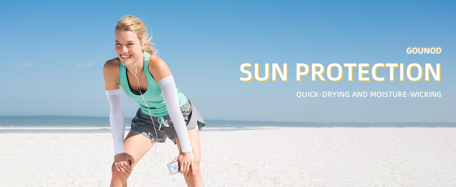 GOUNOD Sun Protection UV Arm Sleeves for Men Women Youth UPF 50+ Compression Cooling Football Sleeves FallFreshness Breast Cancer Awareness Month #Summervibes summerwins,summerwins,father'sdaygifts,campingessentials,campinggear GOUNOD Sun Protection UV Arm Sleeves for Men Women Youth UPF 50+ Compression Cooling Football Sleeves FallFreshness Breast Cancer Awareness Month #Summervibes summerwins,summerwins,father'sdaygifts,campingessentials,campinggear