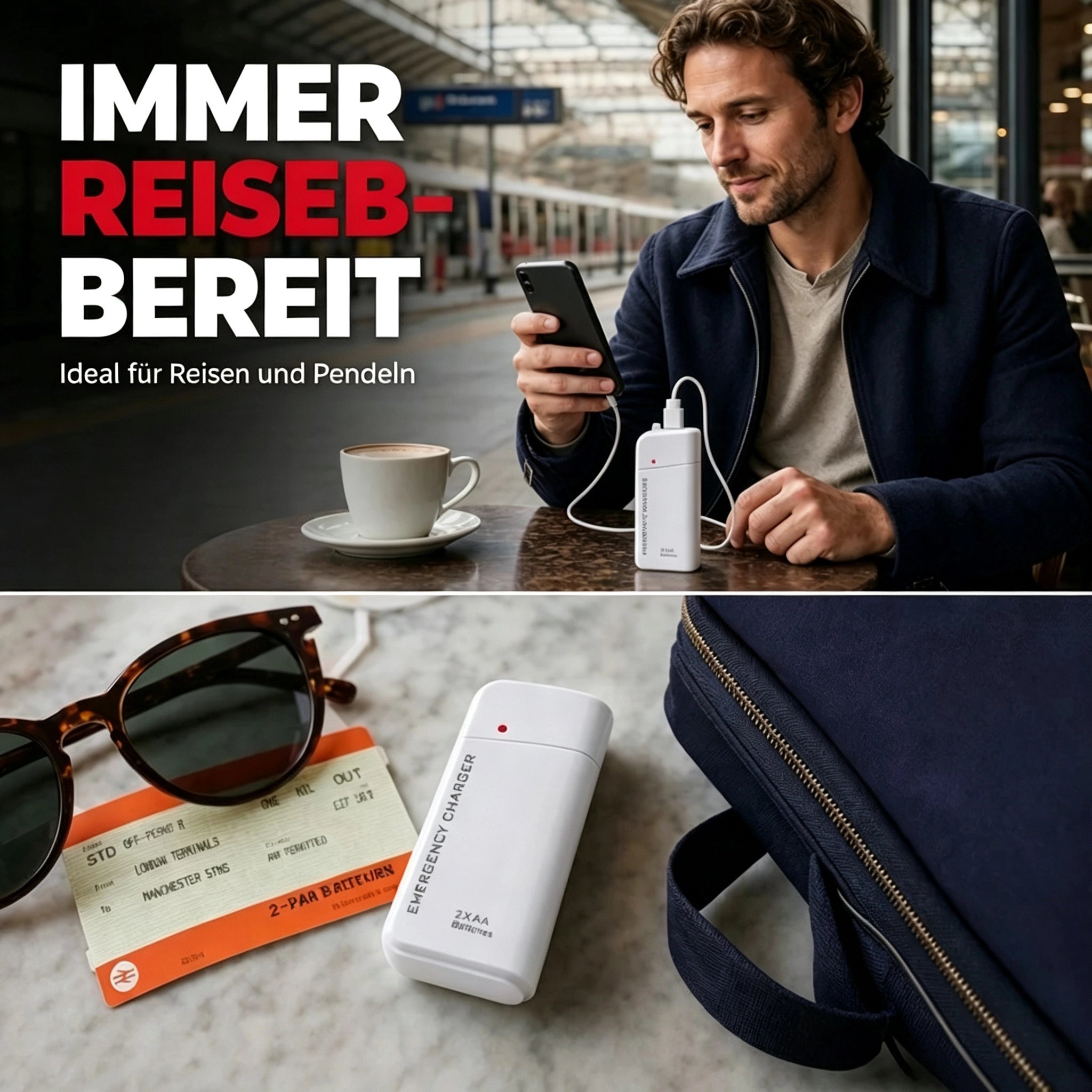 📱🔋Emergency mobile phone charger for your pocket