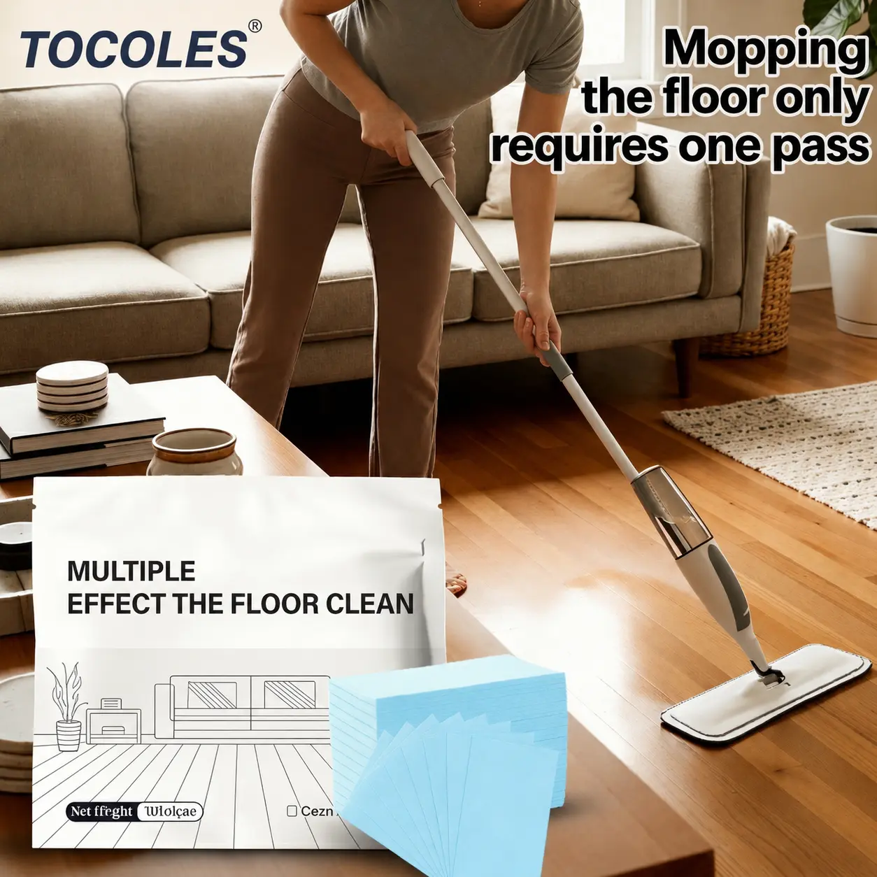 Multi-Surface Floor Cleaning Tablets - 100 Pack for Sparkling Floors