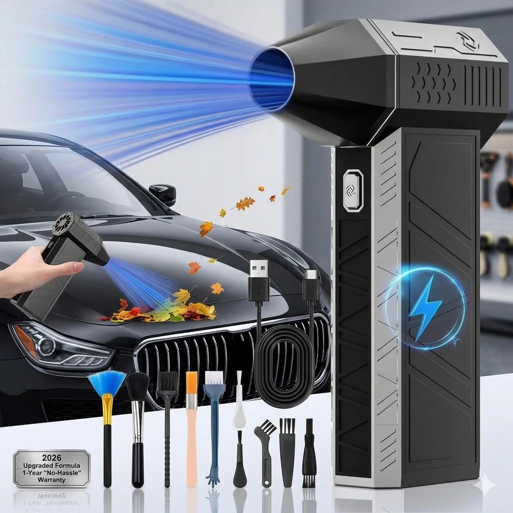 Ultra-Powerful 150,000 RPM Portable Turbo Fan