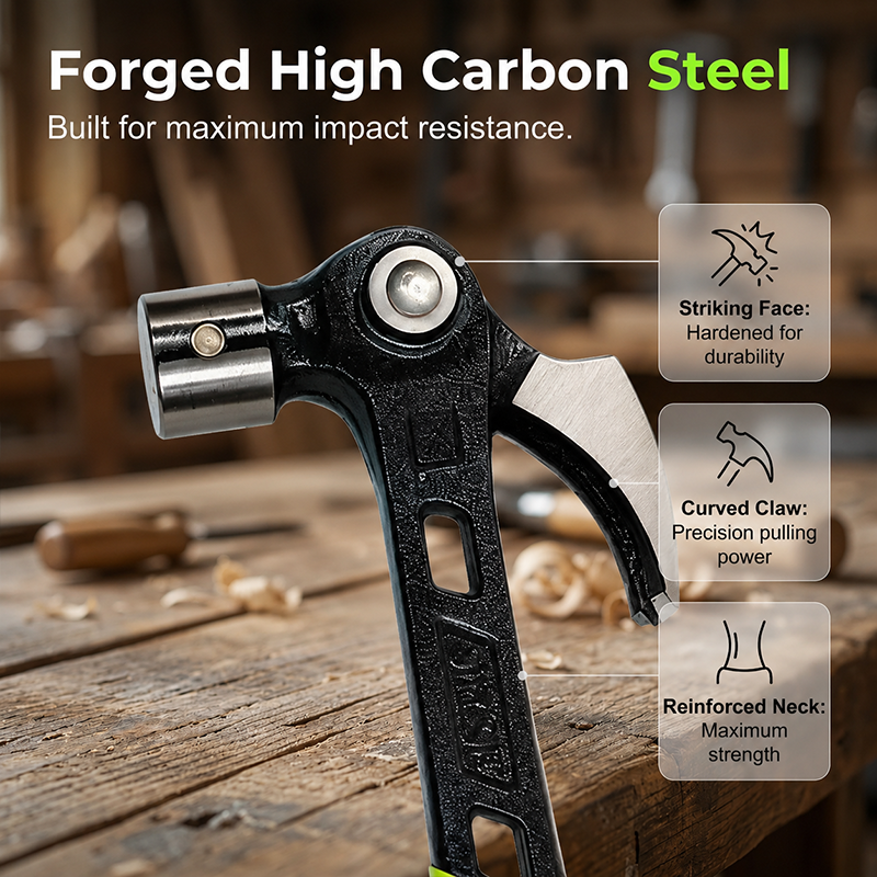🔨🏗️ Multifunctional Magnetic Claw Hammer Tool