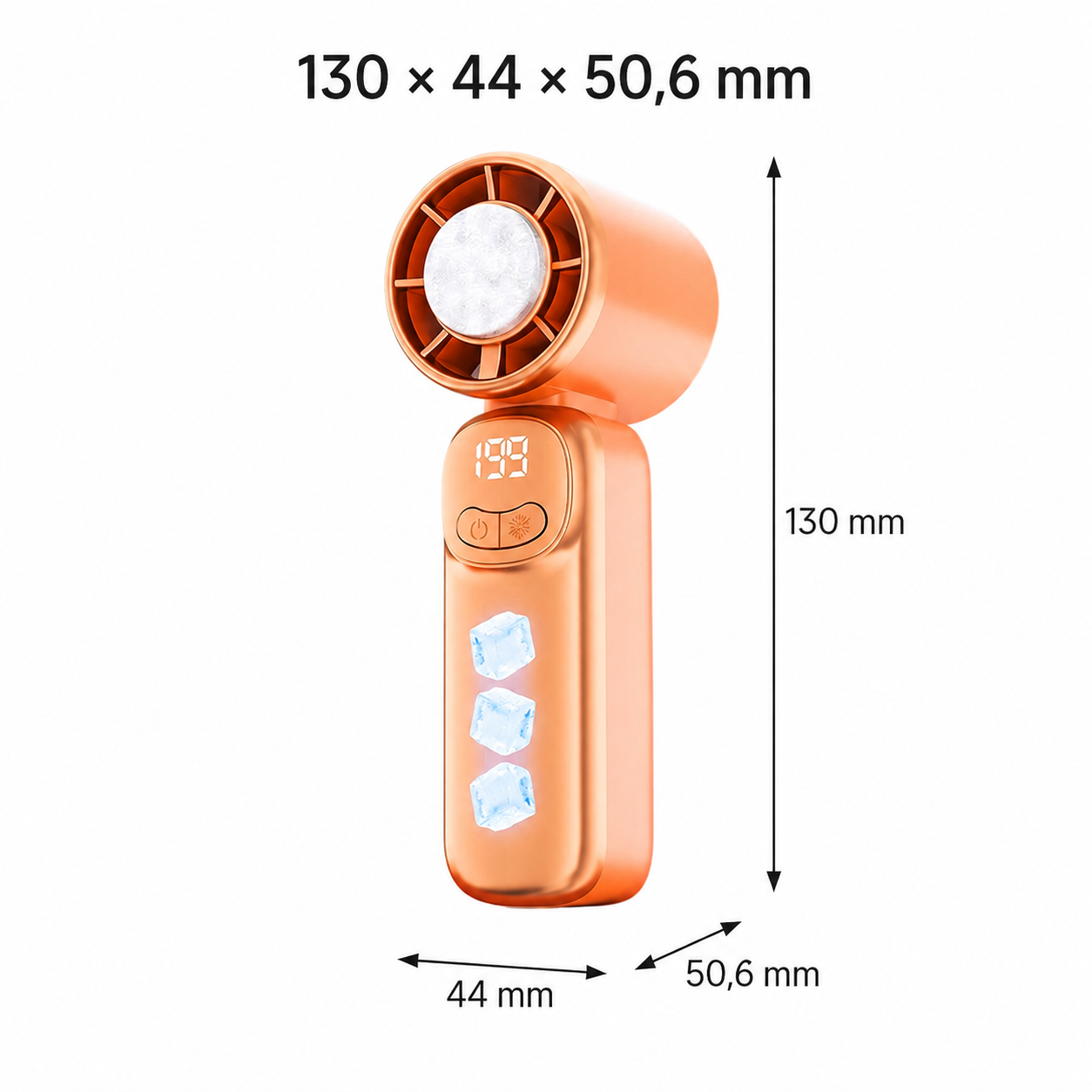 ❄️ Mini-Handventilator mit extrem langer Akkulaufzeit⚡