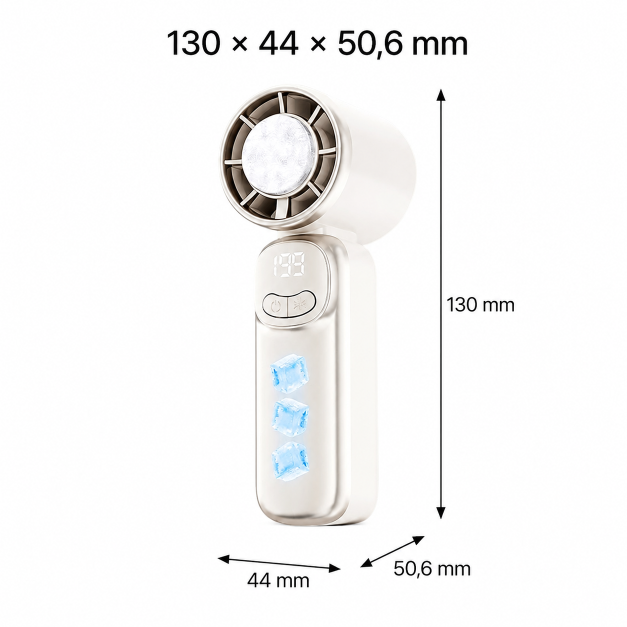 ❄️ Mini-Handventilator mit extrem langer Akkulaufzeit⚡