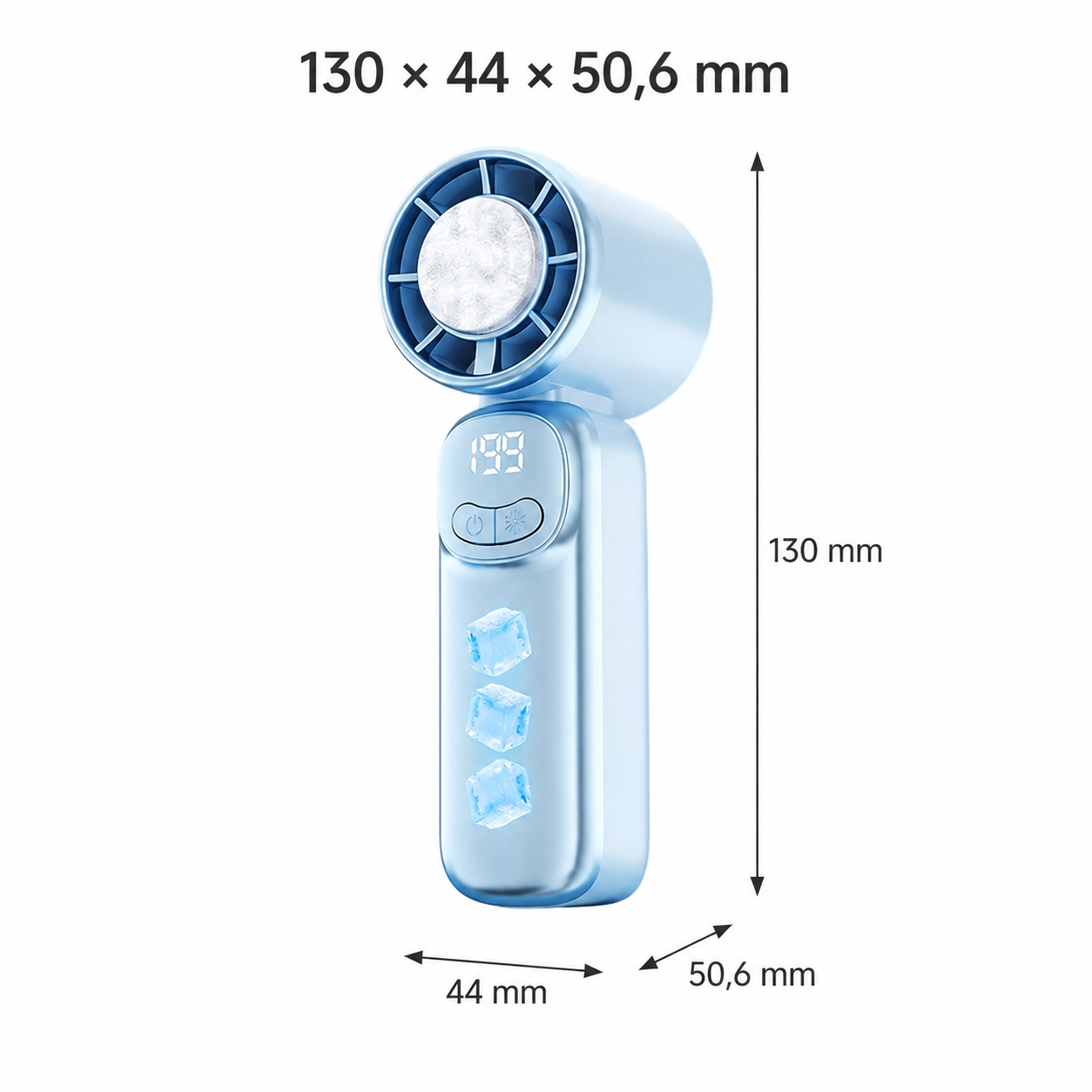 ❄️ Mini-Handventilator mit extrem langer Akkulaufzeit⚡