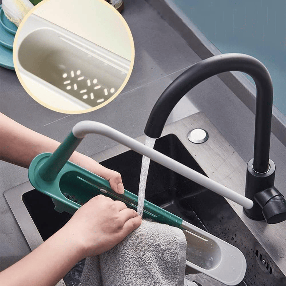 🔥Telescopic Sink Storage Rack✨