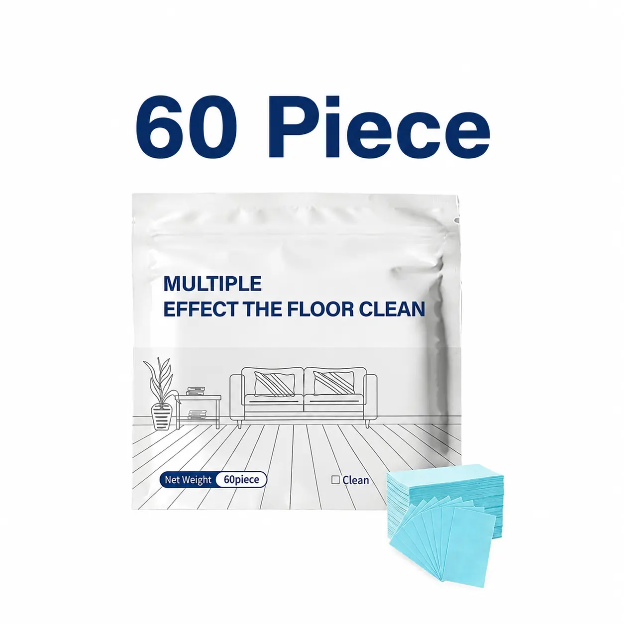 Multi-Surface Floor Cleaning Tablets - 100 Pack for Sparkling Floors