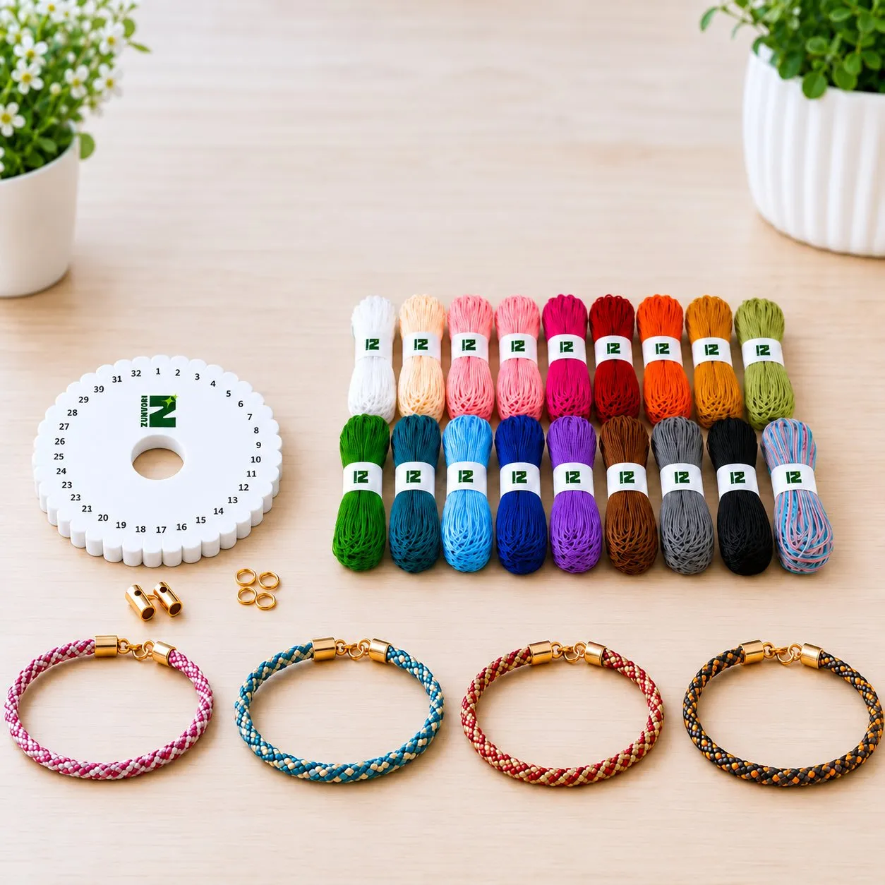 DIY Kumihimo Bracelet Kit for Kids