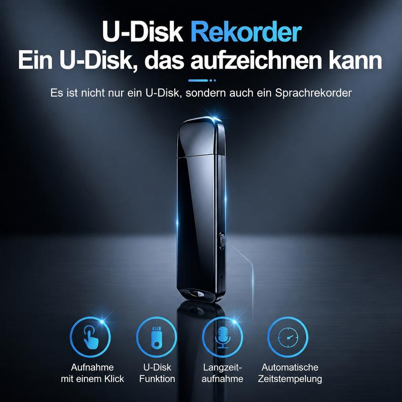 2-in-1 USB-Sprachaufnehmer 🖊️