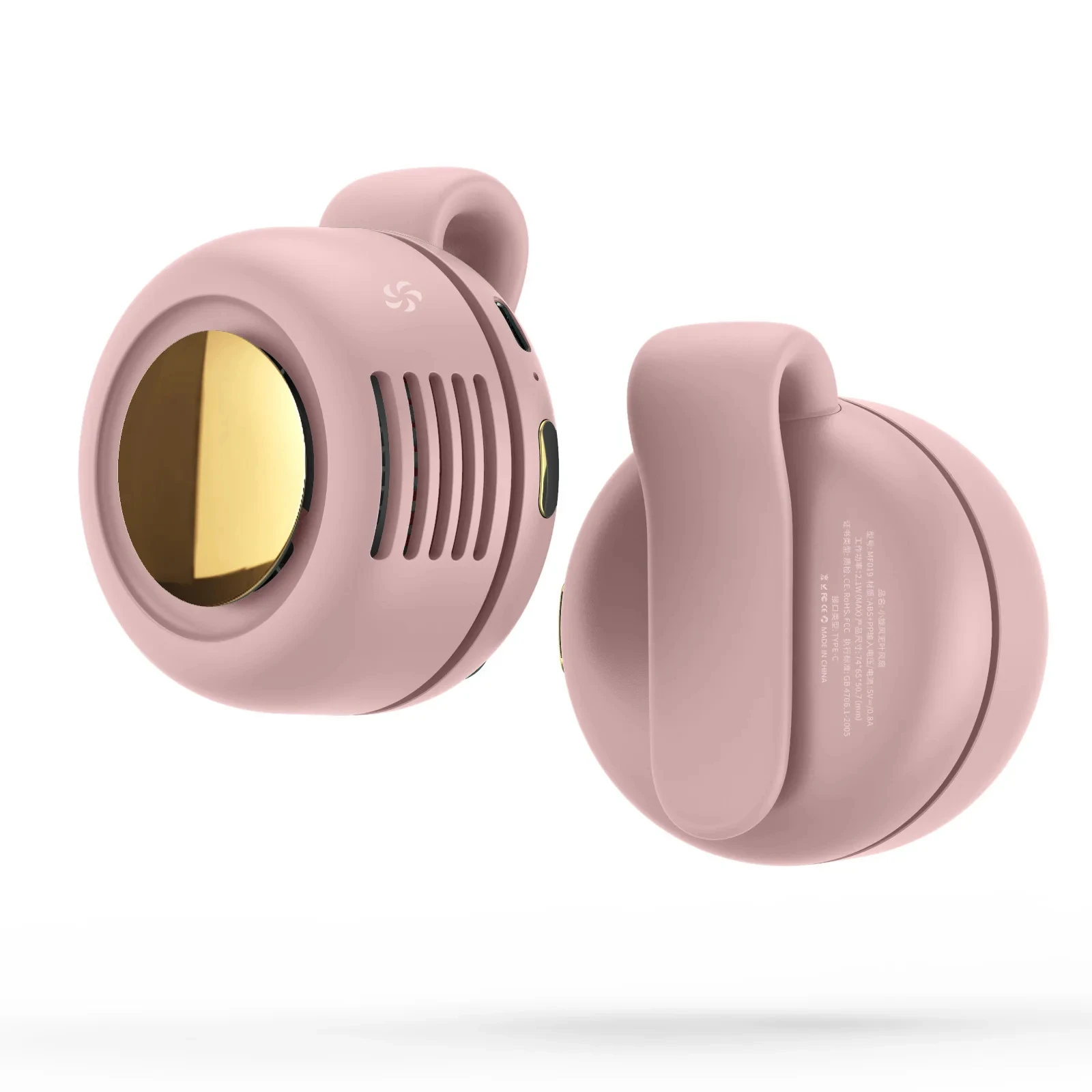 ✨ Clip On Pocket Portable Fan ｜Strong Wind Output Mini Wearable Cooler for Travel & Outdoor Use 🌬️
