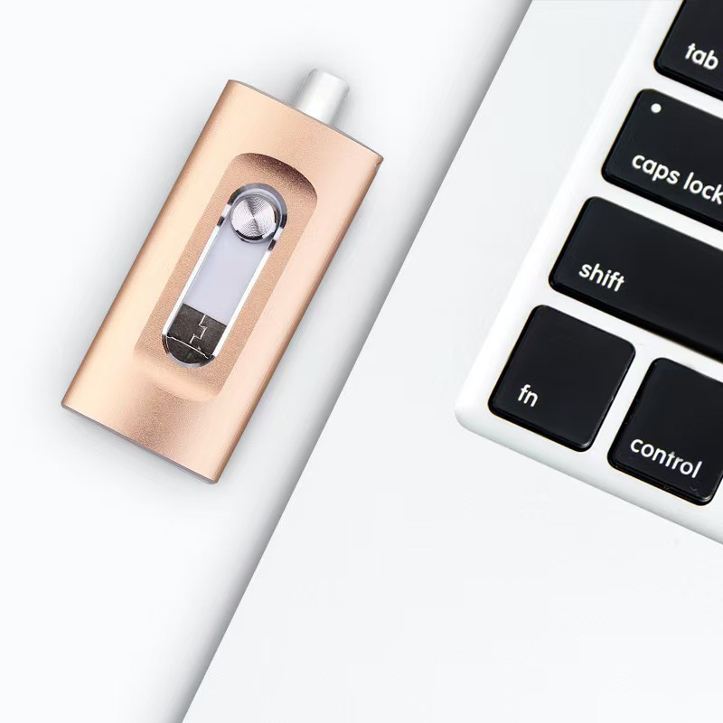 📱3-in-1 Universele USB-stick - Voor iPhone, Android & PC - USB 3.0 Supersnel