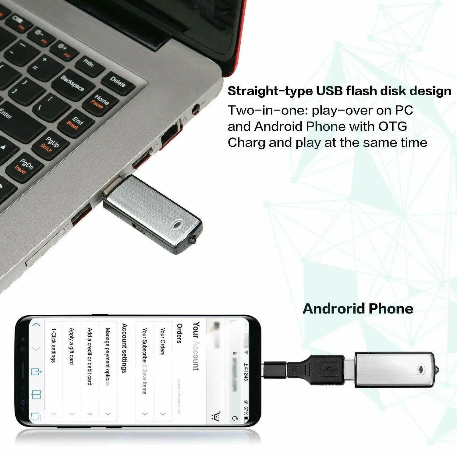 2-in-1 USB-Sprachaufnehmer 🖊️
