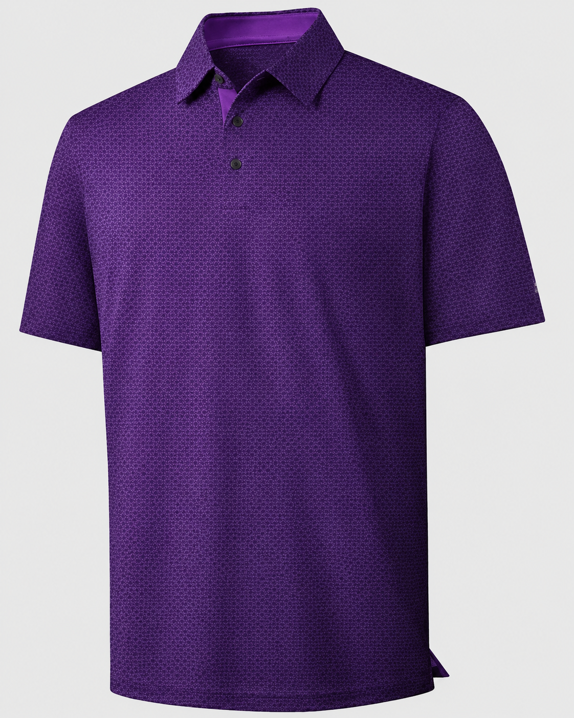 Men's Printed Moisture-Wicking Golf Polo Shirt