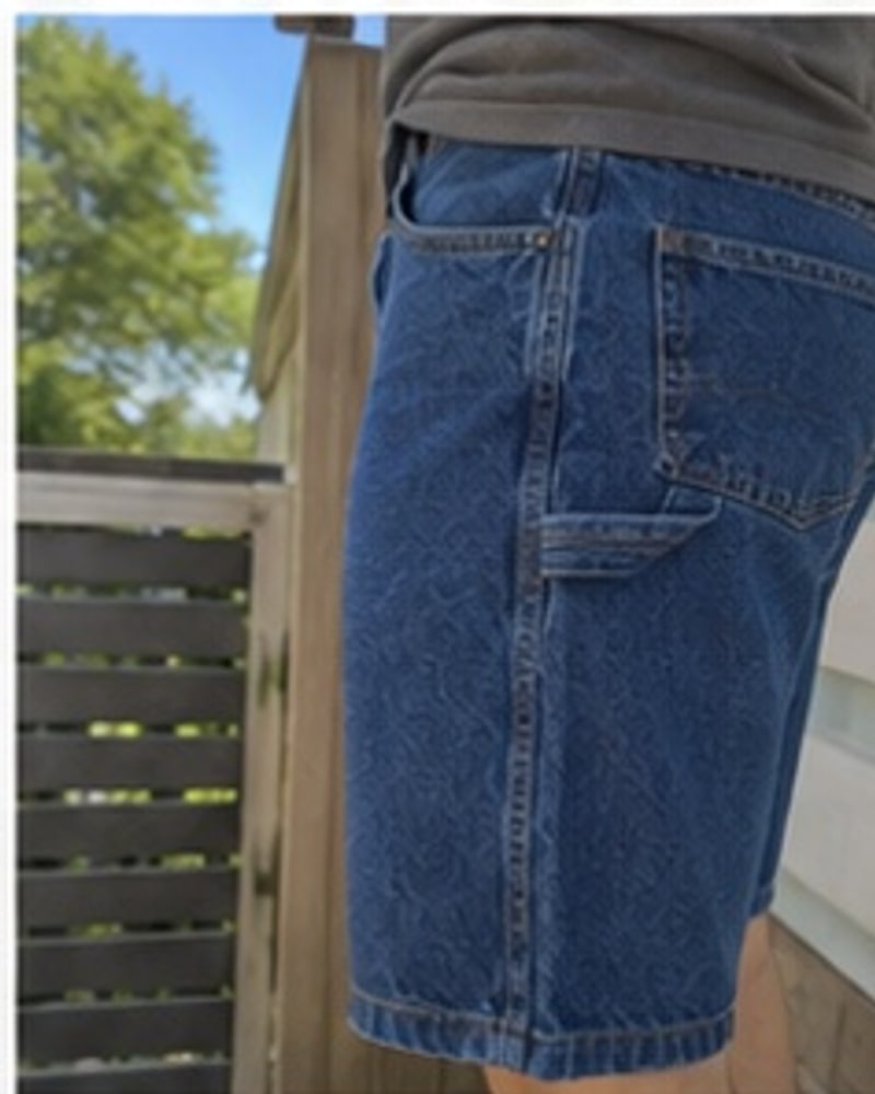 Natural phone-style photo of Men's Denim Carpenter Shorts Mixed Pack