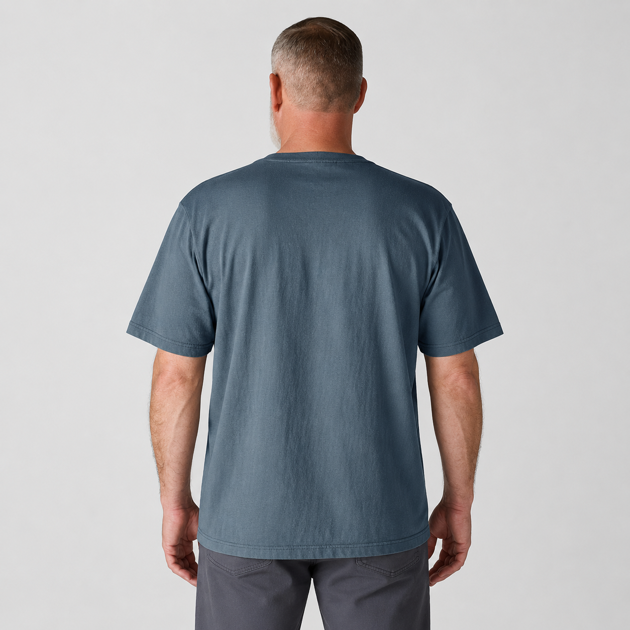 Faded Slate Blue back model image
