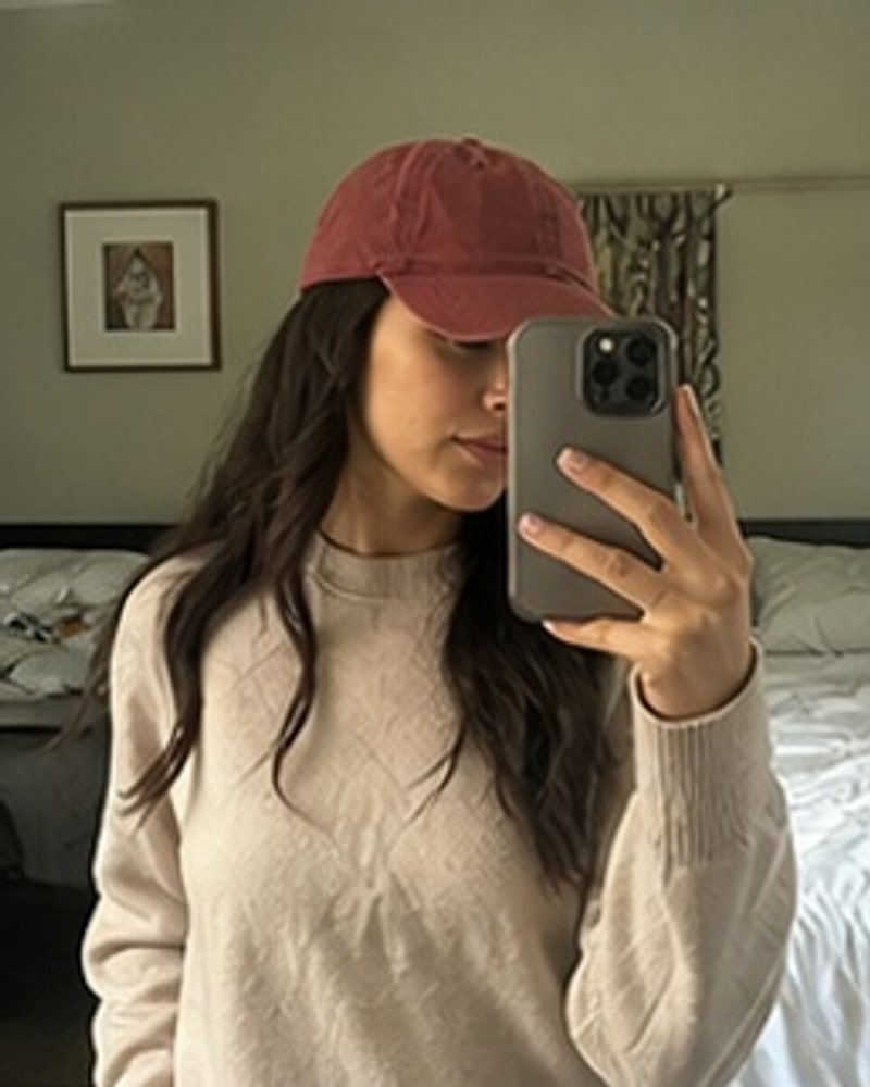 Natural phone-style photo of Washed Canvas Adjustable Baseball Cap Multipack