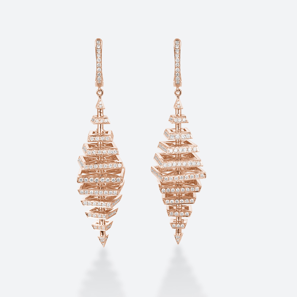 Drop Earrings Lab Diamond Earrings Helix Drop Statement Earrings