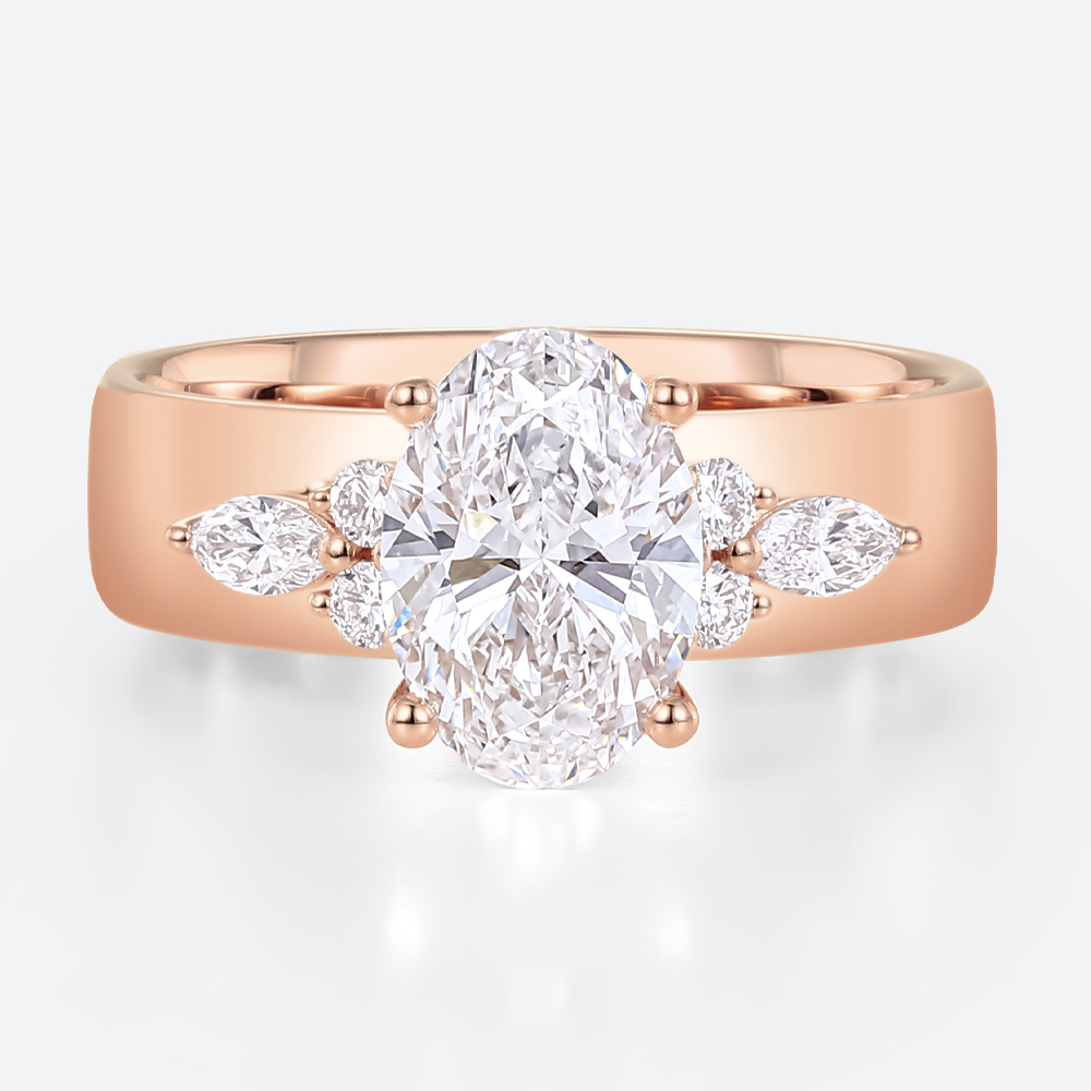 Lab Created Diamond Engagement Rings Unique Wedding Ring