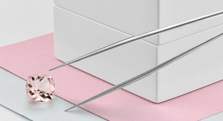 Morganite VS Laboratory Pink Diamonds