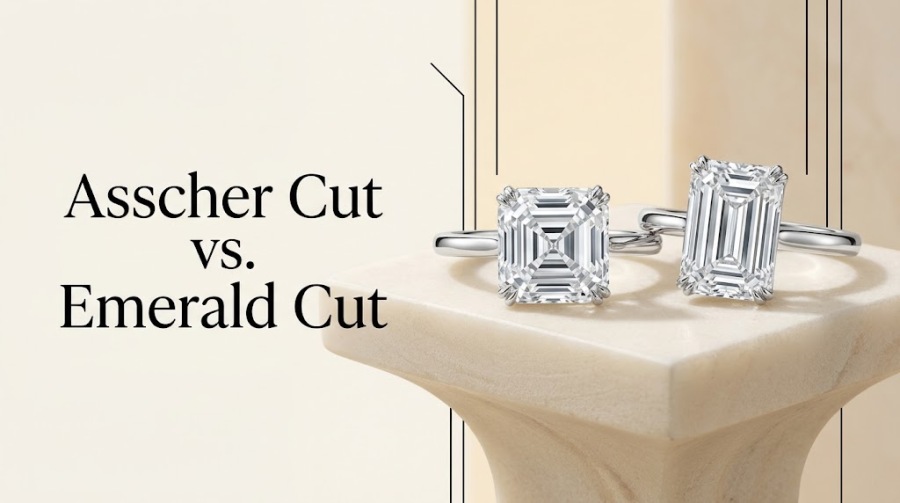 Asscher Cut vs. Emerald Cut: Vintage Step-Cut Brilliance Compared